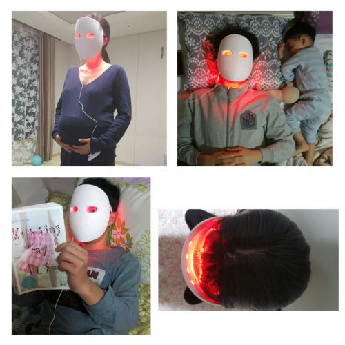 led face mask light therapy led mask red light IR photon skin rejuvenation