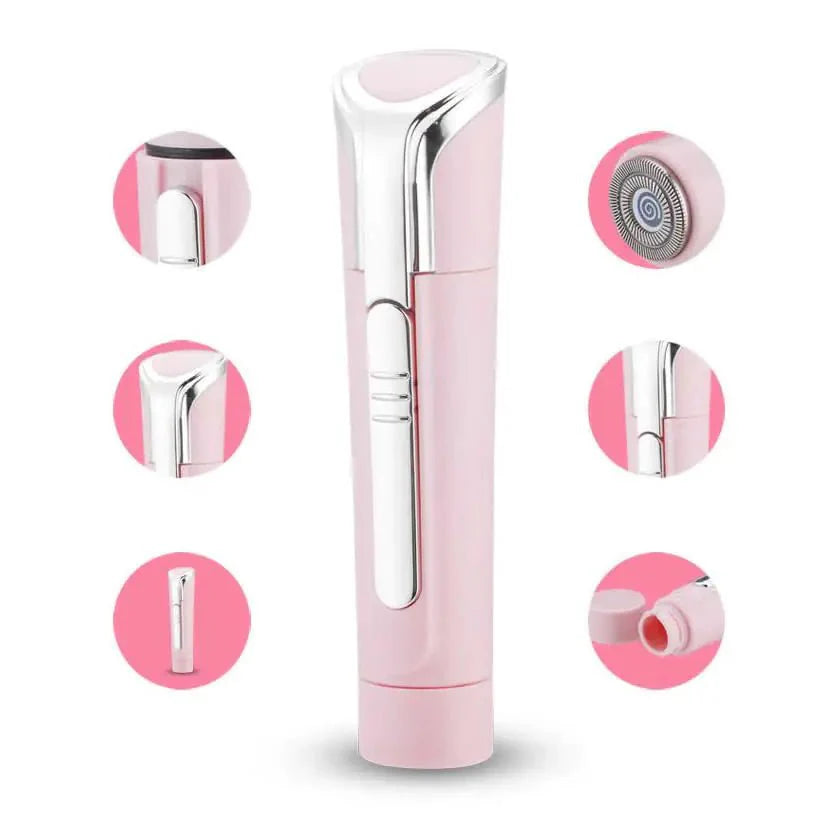 Multifunctional 4-In-1 Hair Removal & Grooming Device - Cordless & Rechargeable